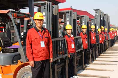 中联木业城高效服务的工作团队