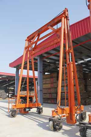 中联木业城完善的设备设施