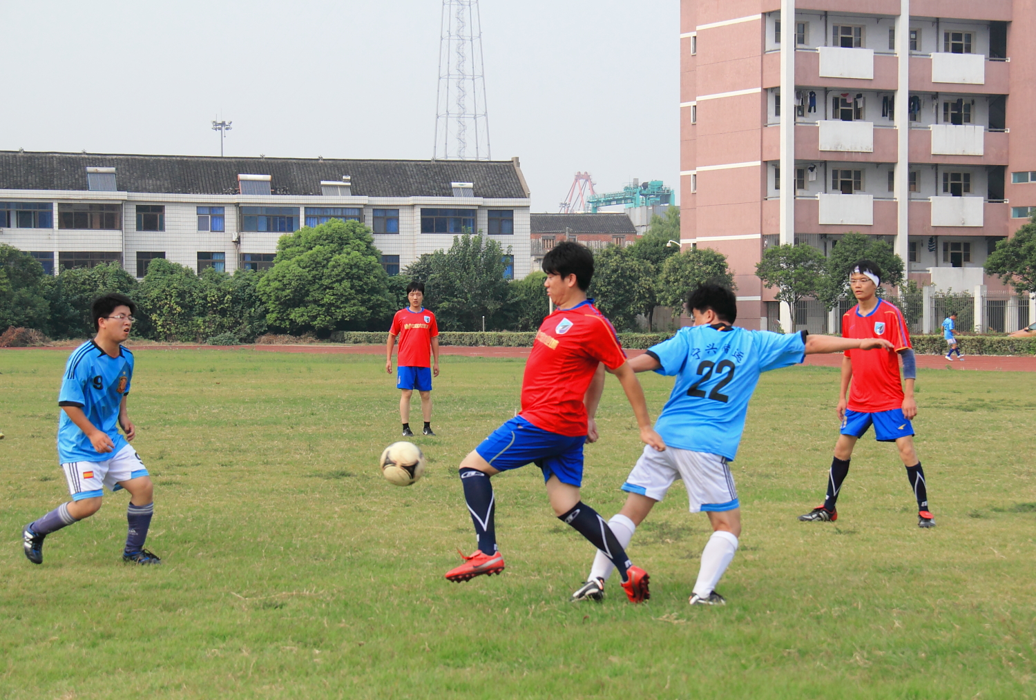 中联队员比赛现场